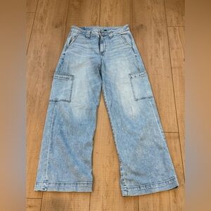 Denim Wide-Leg Jeans